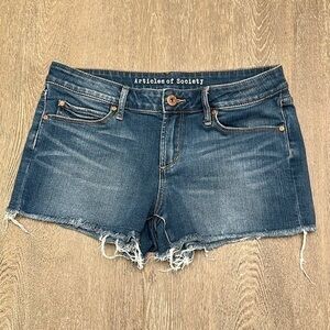 LIKE NEW ARTICLES OF SOCIETY JEAN SHORTS - Size 26 SKU:13